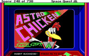 Space Quest III: The Pirates of Pestulon for IBM PC/Compatibles - Astro Chicken title screen!