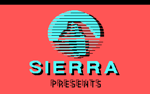 Space Quest III: The Pirates of Pestulon IBM PC/Compatibles Screenshot: Sierra logo.
