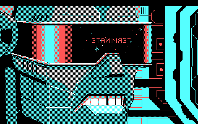 Space Quest III: The Pirates of Pestulon IBM PC/Compatibles Screenshot: Roger is in trouble again.