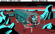 Space Quest III: The Pirates of Pestulon for IBM PC/Compatibles - Roger has arrived on a new planet.