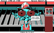 Space Quest III: The Pirates of Pestulon for IBM PC/Compatibles - May I take your order?