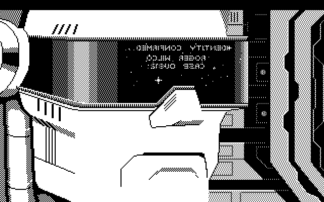 Space Quest III: The Pirates of Pestulon IBM PC/Compatibles Screenshot: Roger is in trouble, as always...