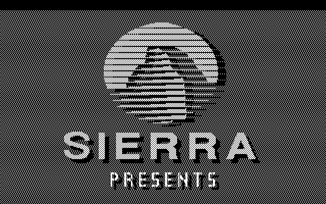 Space Quest III: The Pirates of Pestulon IBM PC/Compatibles Screenshot: Sierra logo.