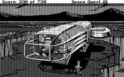 Space Quest III: The Pirates of Pestulon for IBM PC/Compatibles - Arrived on a volcanic planet.