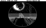 Space Quest III: The Pirates of Pestulon for IBM PC/Compatibles - Looking through a telescope. What have we here?