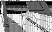 Space Quest III: The Pirates of Pestulon for IBM PC/Compatibles - On top of some structure...