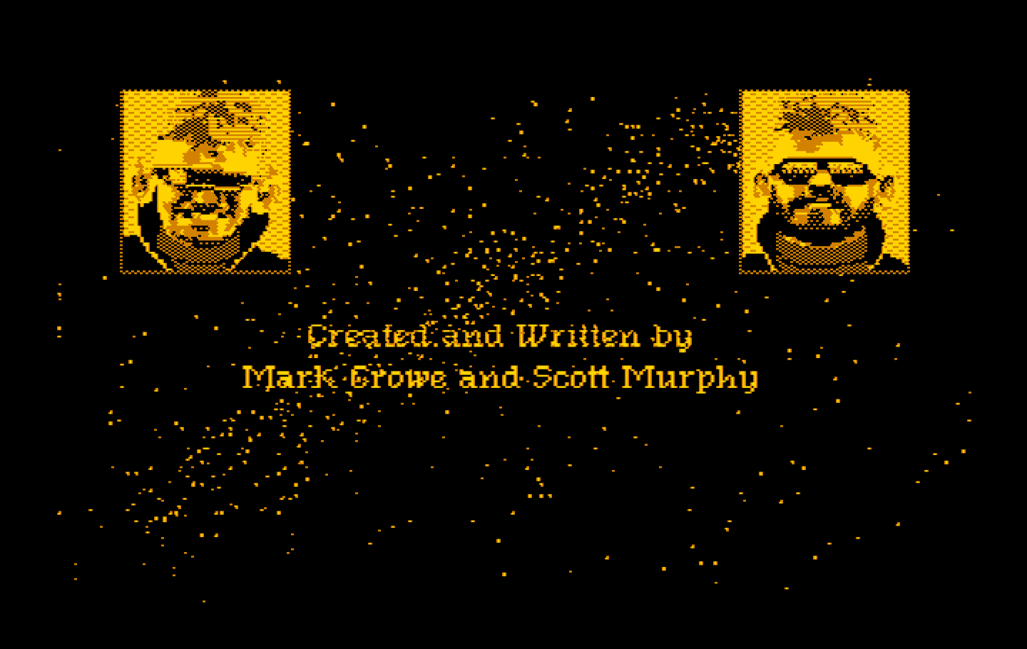 Space Quest III: The Pirates of Pestulon IBM PC/Compatibles Screenshot: Part of the introduction credits.