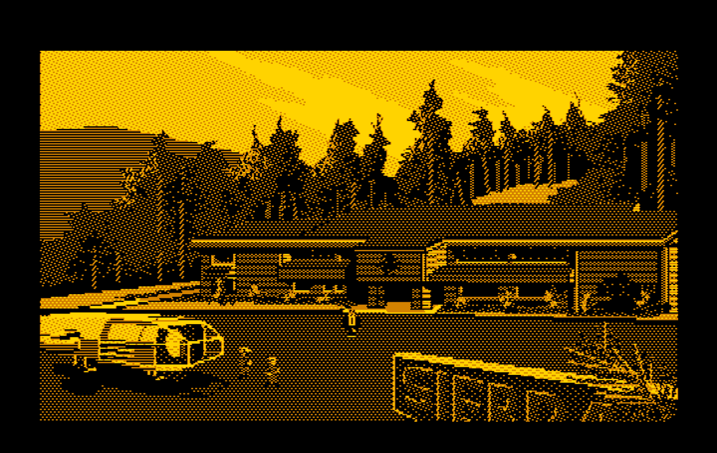Space Quest III: The Pirates of Pestulon IBM PC/Compatibles Screenshot: Arrived at Sierra headquarters...