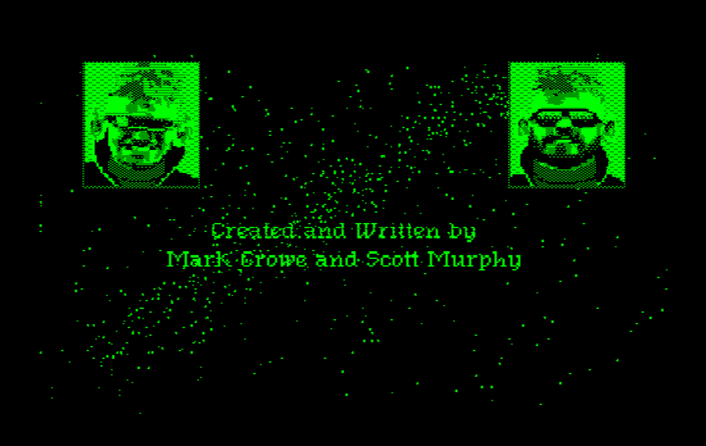 Space Quest III: The Pirates of Pestulon IBM PC/Compatibles Screenshot: Part of the introduction credits.