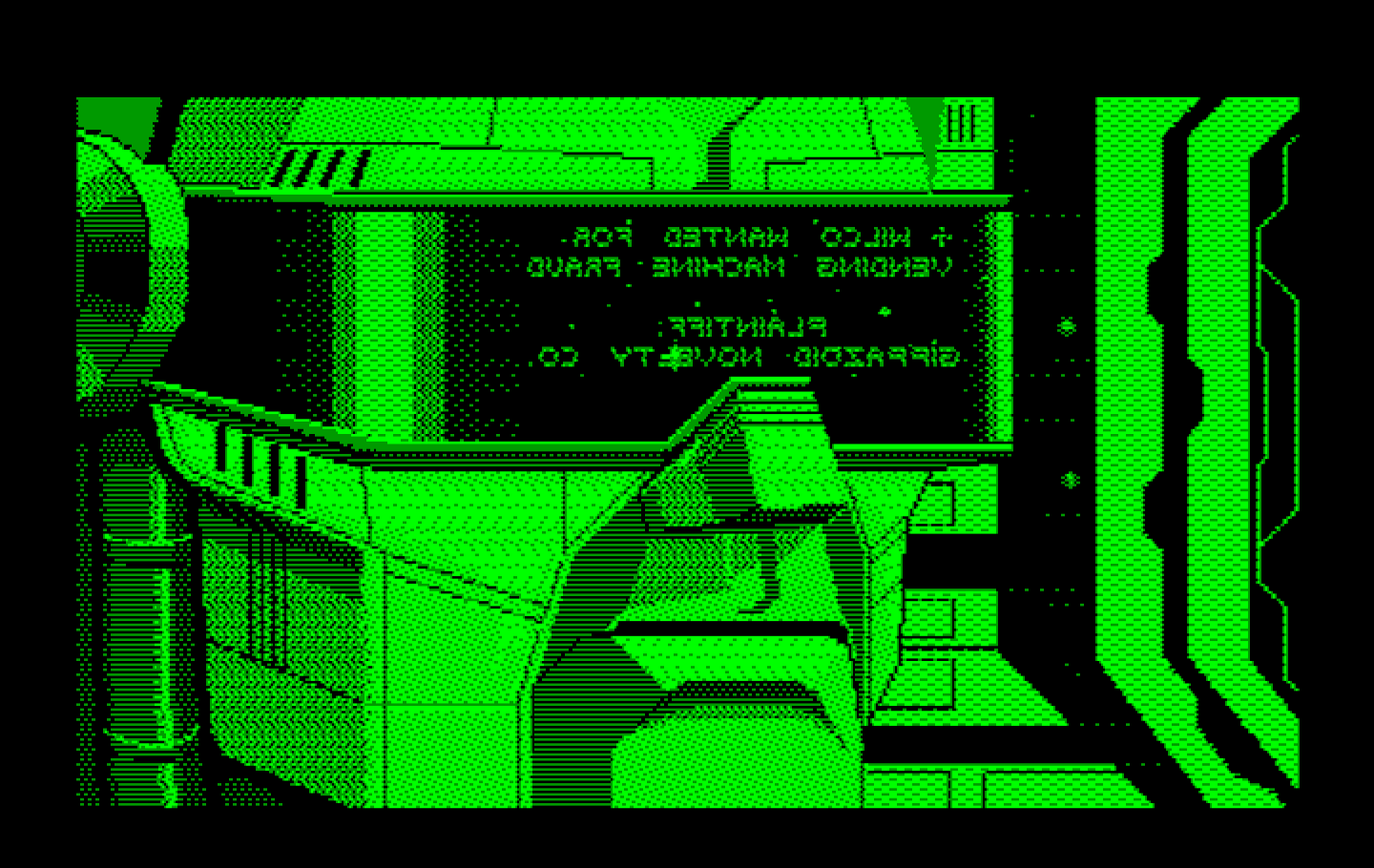 Space Quest III: The Pirates of Pestulon IBM PC/Compatibles Screenshot: Uh oh, someone (or something) is in pursuit of Roger!