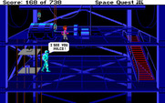 Space Quest III: The Pirates of Pestulon for Amiga - Arnoid has tracked me down...