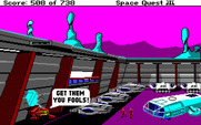 Space Quest III: The Pirates of Pestulon for Amiga - Let's get out of here!
