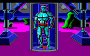 Space Quest III: The Pirates of Pestulon for Amiga - Arnoid the Annihilator is after me...