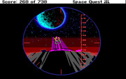 Space Quest III: The Pirates of Pestulon for Amiga - Looking through the telescope...what is that?