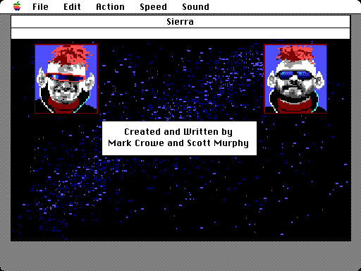Space Quest III: The Pirates of Pestulon Macintosh Screenshot: Game credits.