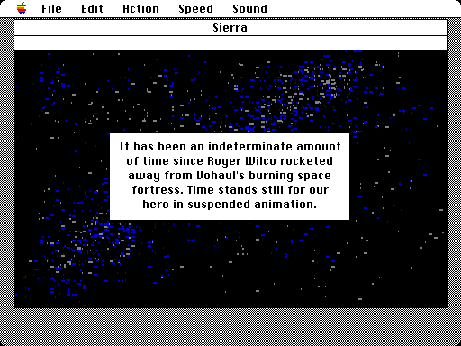 Space Quest III: The Pirates of Pestulon Macintosh Screenshot: The story so far...