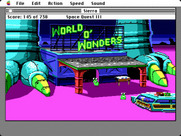 Space Quest III: The Pirates of Pestulon for Macintosh - Welcome to the World O' Wonders!