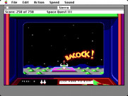 Space Quest III: The Pirates of Pestulon for Macintosh - The Astro Chicken game.