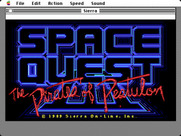 Space Quest III: The Pirates of Pestulon for Macintosh - Title screen.