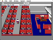 Space Quest III: The Pirates of Pestulon for Macintosh - Welcome to accounting!