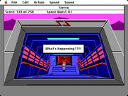 Space Quest III: The Pirates of Pestulon for Macintosh - Sneaking into Scumsoft...