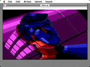 Space Quest III: The Pirates of Pestulon for Macintosh - Roger Wilco in hibernation...