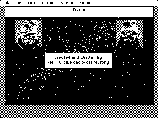 Space Quest III: The Pirates of Pestulon Macintosh Screenshot: Game credits.