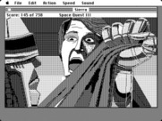Space Quest III: The Pirates of Pestulon for Macintosh - Roger's in trouble again!