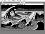 Space Quest III: The Pirates of Pestulon for Macintosh - There doesn't seem to be much here...