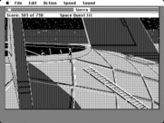 Space Quest III: The Pirates of Pestulon for Macintosh - Climbed to the top of...something.