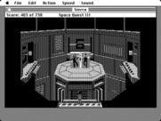 Space Quest III: The Pirates of Pestulon for Macintosh - The Two Guys are trapped!