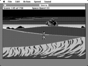 Space Quest III: The Pirates of Pestulon for Macintosh - What's that in the distance?