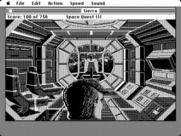 Space Quest III: The Pirates of Pestulon for Macintosh - Inside the ship...