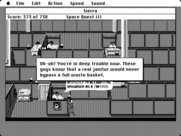 Space Quest III: The Pirates of Pestulon for Macintosh - Uh oh, I'm in trouble now!