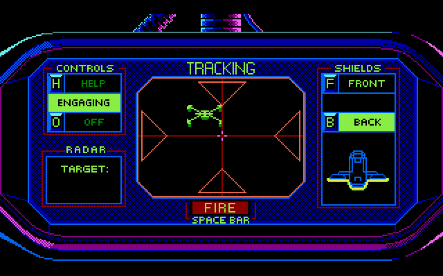 Space Quest III: The Pirates of Pestulon Atari ST Screenshot: The final battle of the game.