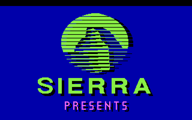 Space Quest III: The Pirates of Pestulon Atari ST Screenshot: Sierra logo screen.