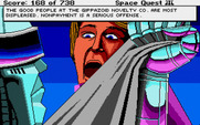 Space Quest III: The Pirates of Pestulon for Atari ST - Arnoid caught up with Roger!