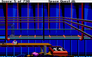 Space Quest III: The Pirates of Pestulon for Atari ST - Don't fall in the shredder!