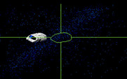 Space Quest III: The Pirates of Pestulon for Atari ST - Something is watching Roger's escape pod...