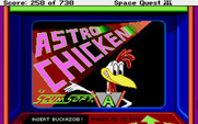 Space Quest III: The Pirates of Pestulon for Atari ST - Astro Chicken game title.