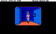 Space Quest III: The Pirates of Pestulon for Atari ST - Exploring ScumSoft HQ.