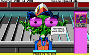 Space Quest III: The Pirates of Pestulon for Atari ST - Care to place an order?