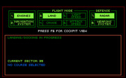Space Quest III: The Pirates of Pestulon for Atari ST - Ship controls; prepare to land!