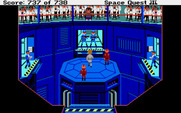 Space Quest III: The Pirates of Pestulon for Atari ST - Caught trying to rescue the Two Guys!