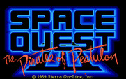 Space Quest III: The Pirates of Pestulon for Atari ST - Title screen.