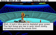 Space Quest III: The Pirates of Pestulon for Atari ST - Oops, I lost the battle...