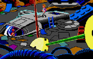 Space Quest III: The Pirates of Pestulon for Atari ST - A spaceship! Maybe I can use this to get out of here...