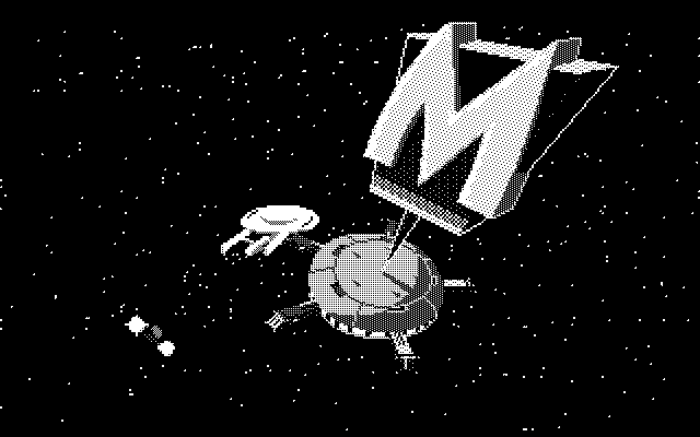 Space Quest III: The Pirates of Pestulon Atari ST Screenshot: Arriving at Monolith Burger.