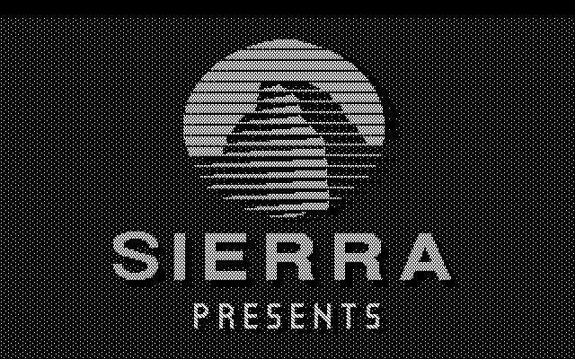 Space Quest III: The Pirates of Pestulon Atari ST Screenshot: Sierra logo screen.