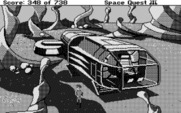 Space Quest III: The Pirates of Pestulon for Atari ST - Landed on Pestulon...